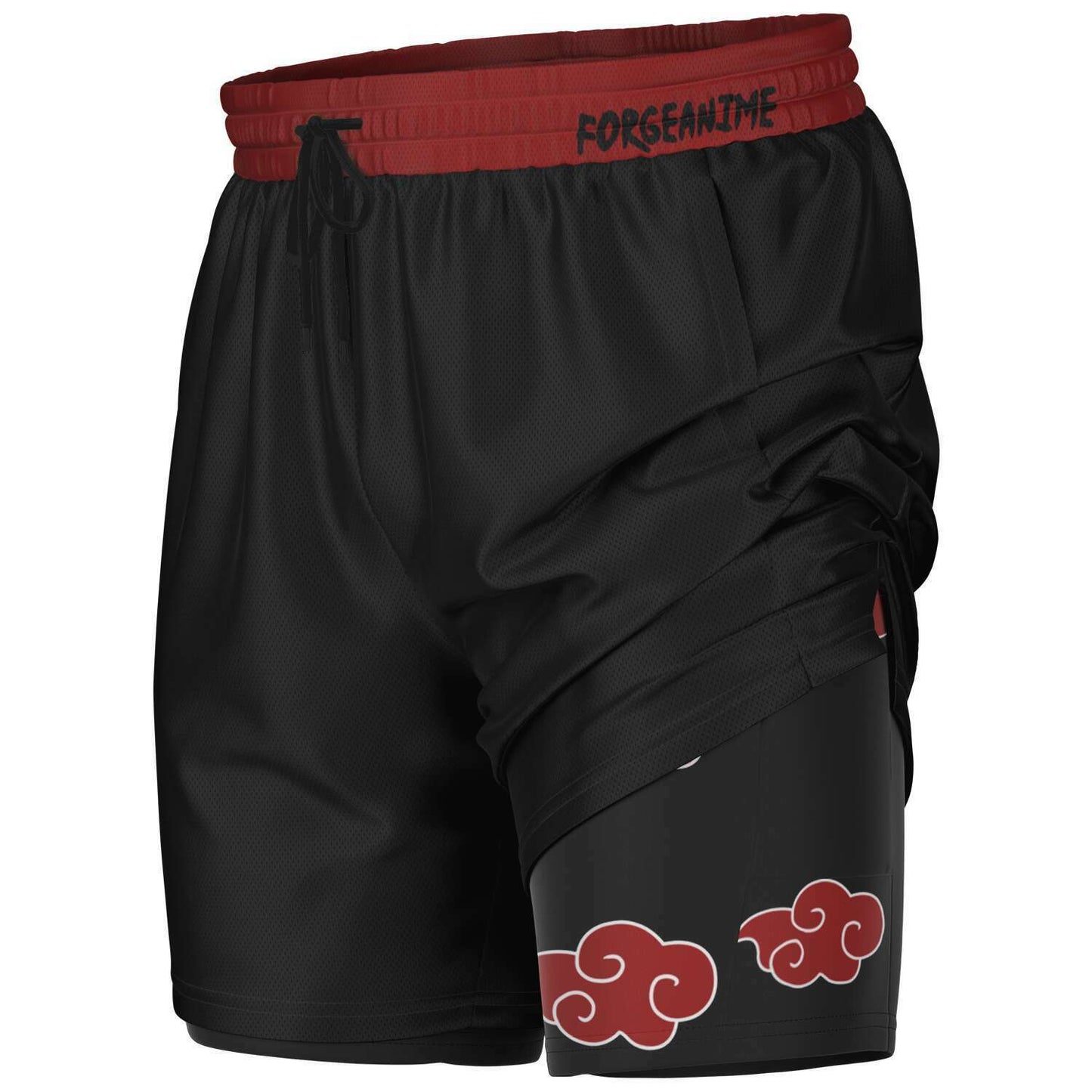 Naruto - Gym Shorts Akatsuki Edition