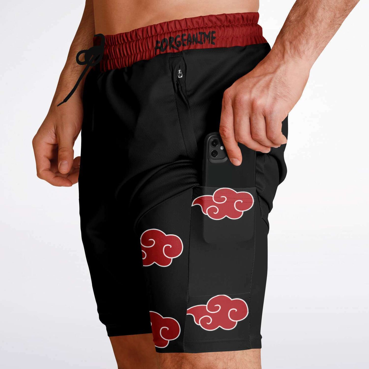 Naruto - Gym Shorts Akatsuki Edition